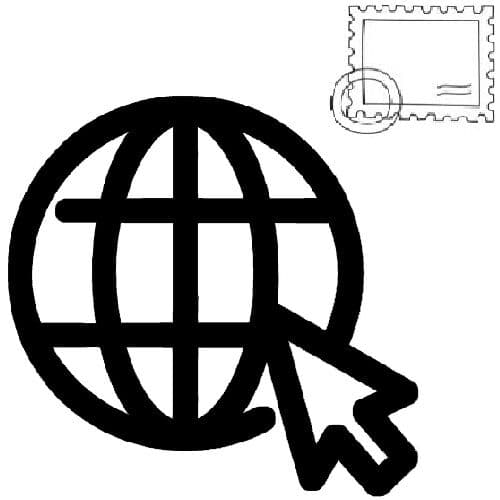 Online postage purchase confirmation